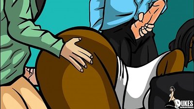 Porno Gang bang et geng bang